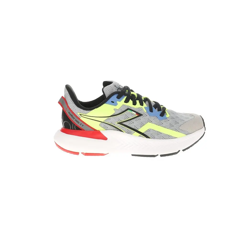Diadora shoes - diadora Mythos Volo 3 Lace Up  Youth - 179065-C3447 - Black, Grey, Red, Yellow 4