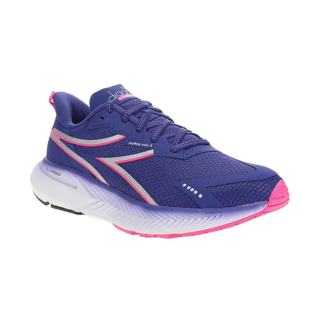 Diadora shoes - diadora Mythos Blushield Volo 4 Running - 180251-C7863 - Blue, Pink 0