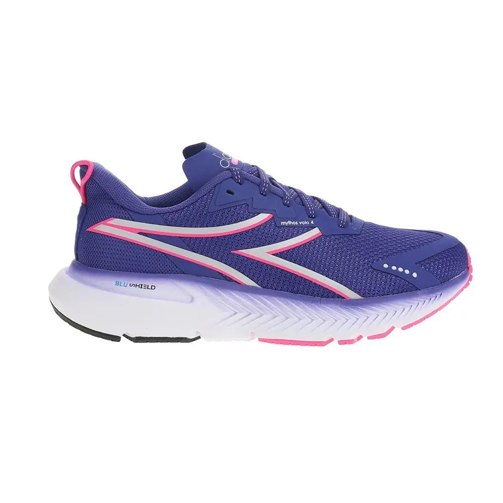 Diadora shoes - diadora Mythos Blushield Volo 4 Running - 180251-C7863 - Blue, Pink 6