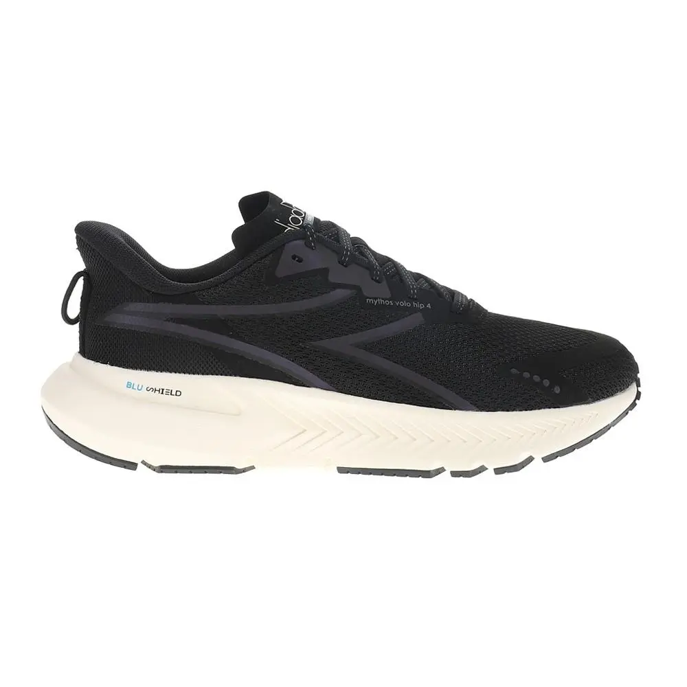 Diadora shoes - diadora Mythos Blushield Volo 4 Hip Running - 180250-C2609 - Black, Off White 4