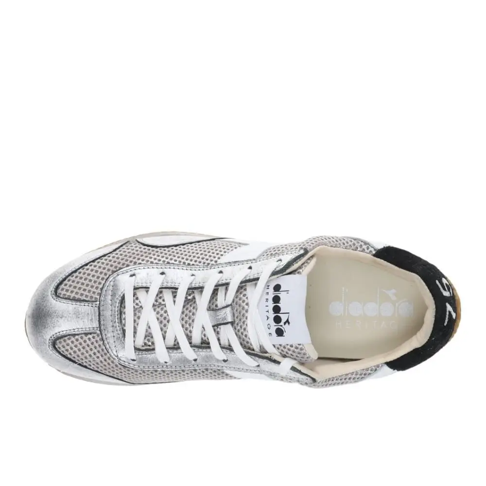 Diadora shoes - diadora Equipe Stellar Sw Heritage Lace Up - 181981-90001 - Silver 9