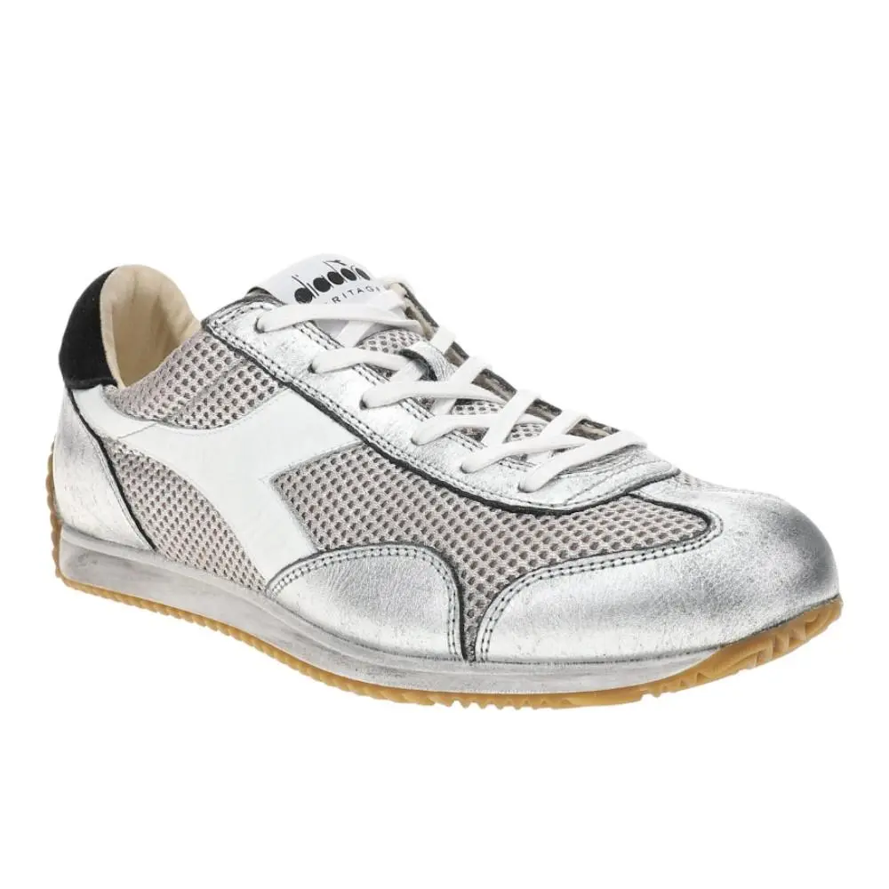 Diadora shoes - diadora Equipe Stellar Sw Heritage Lace Up - 181981-90001 - Silver 7