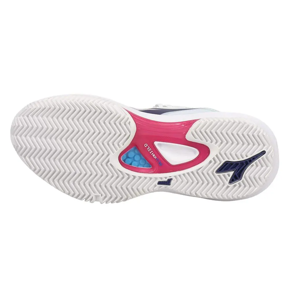 Diadora shoes - diadora Speed Blushield Fly 4 Plus Clay Tennis - 179508-D0257 - White 3