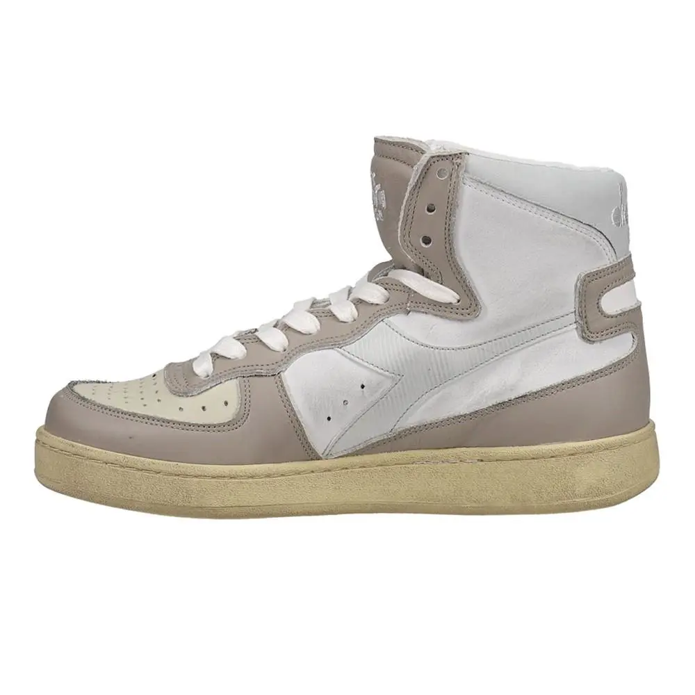 Diadora shoes - diadora Mi Basket Used High Top - 158569-C6372 - Beige 1