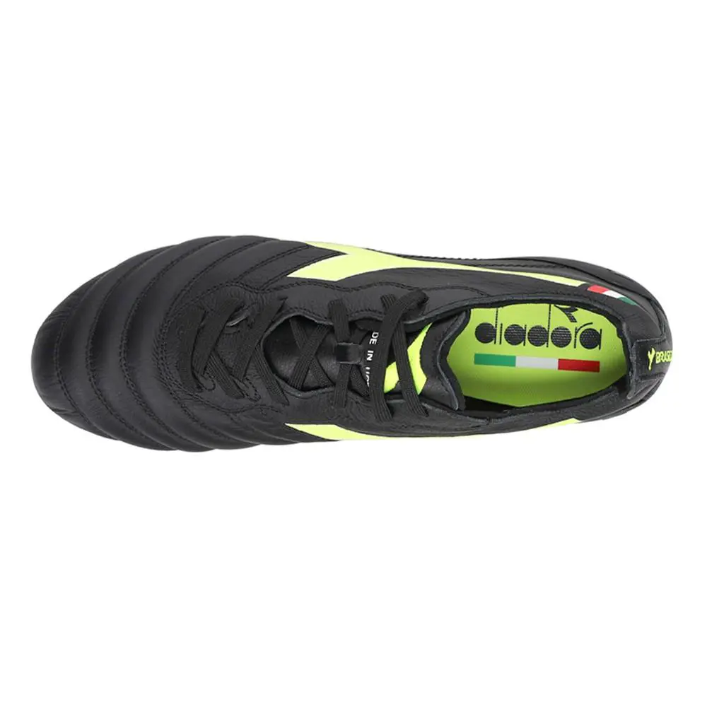 Diadora shoes - diadora Brasil Elite2 Tech Made In Italy Lpx Firm Ground Soccer C - 178799-C0004 - Black 2