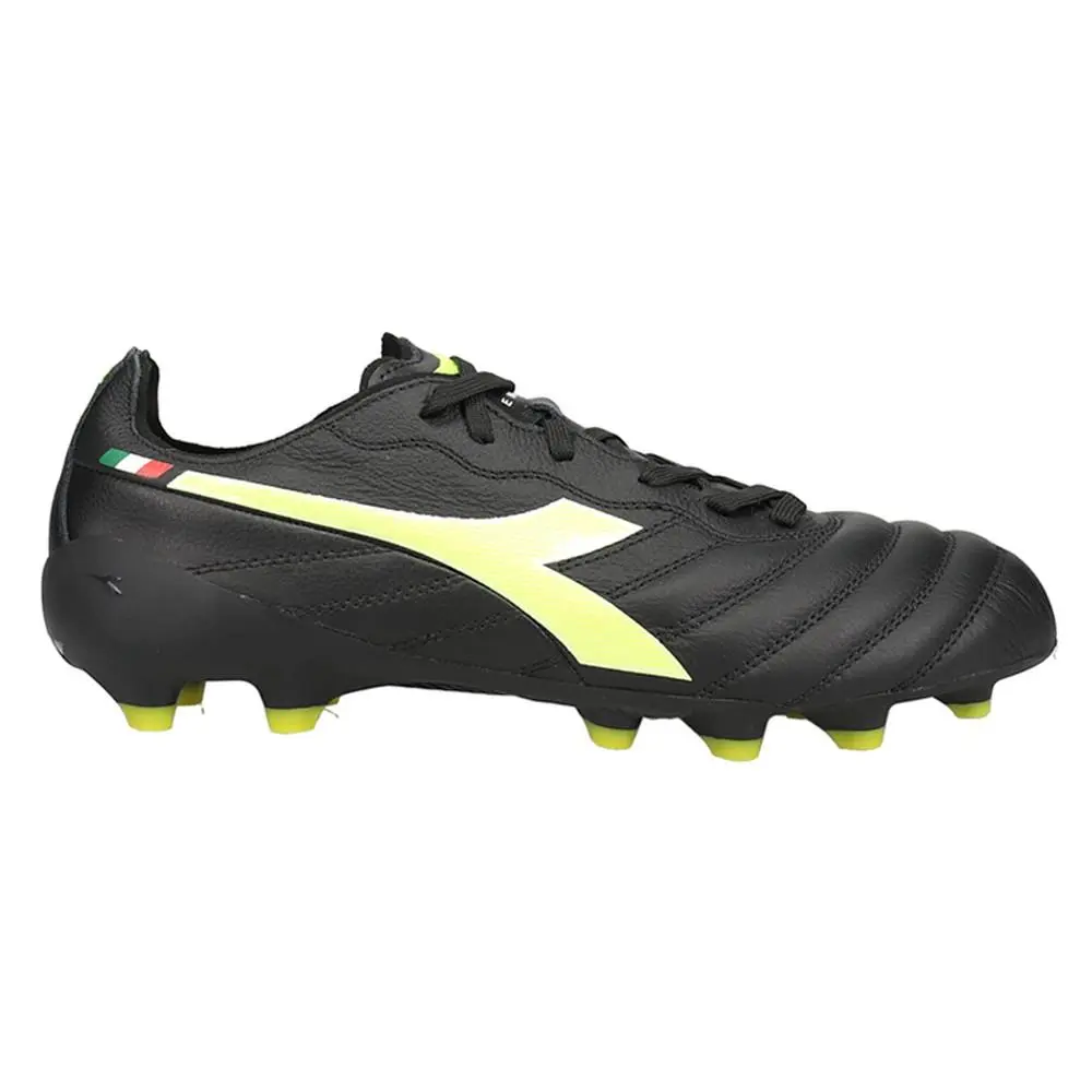 Diadora shoes - diadora Brasil Elite2 Tech Made In Italy Lpx Firm Ground Soccer C - 178799-C0004 - Black 4