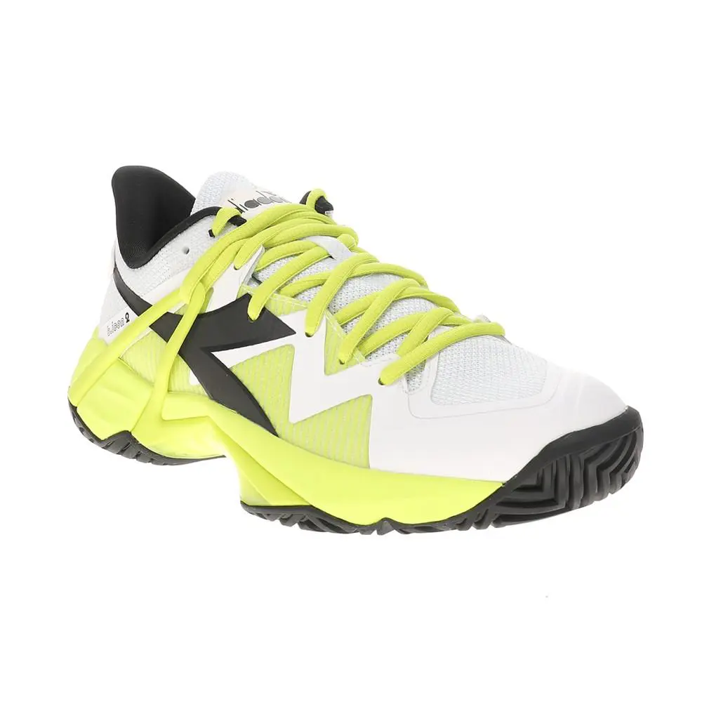 Diadora shoes - diadora B.Icon 2 All Ground Tennis - 179099-D0619 - White, Yellow 0