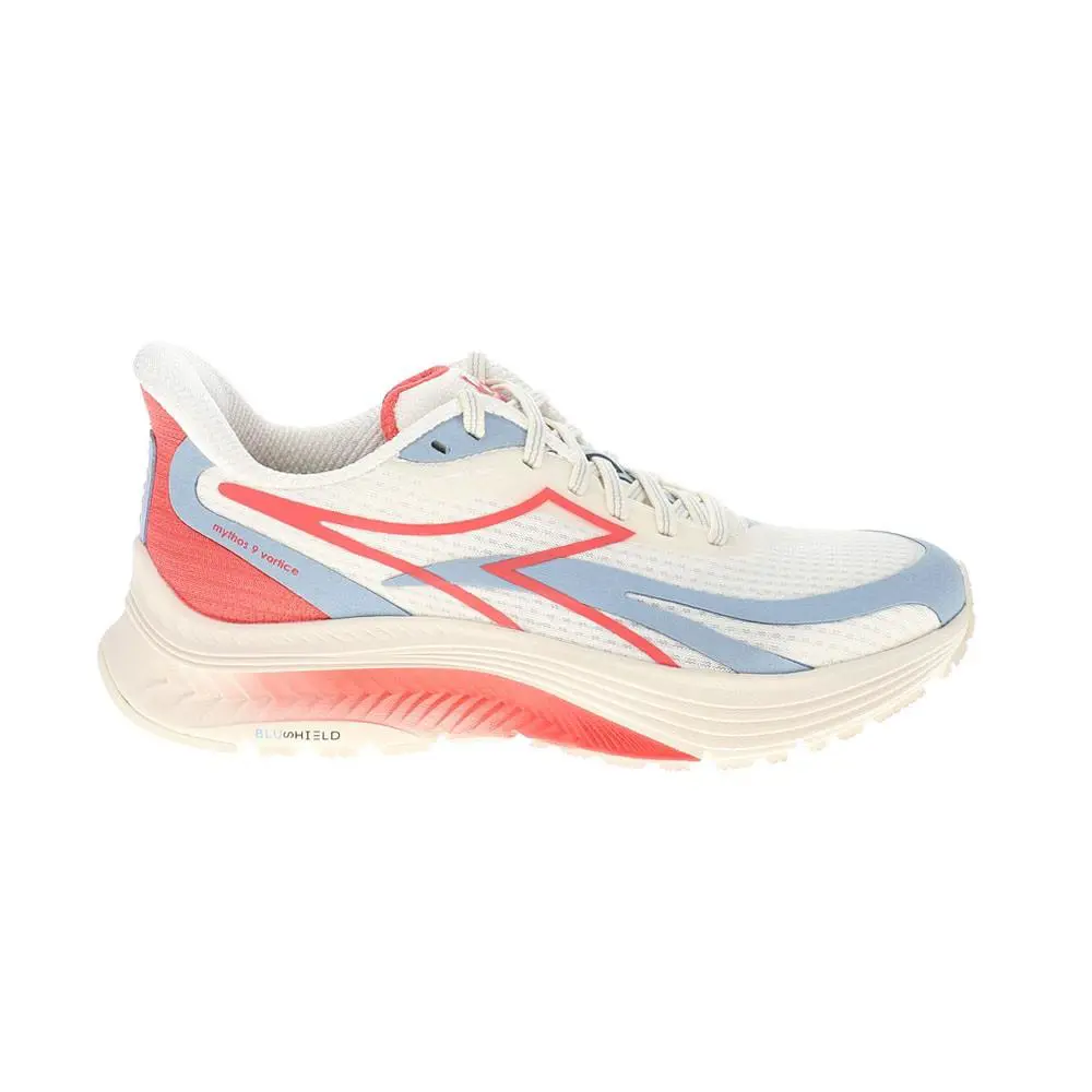 Diadora Mythos Blushield 9 Vortice Running Womens Blue White Sneakers Athletic - Blue, White