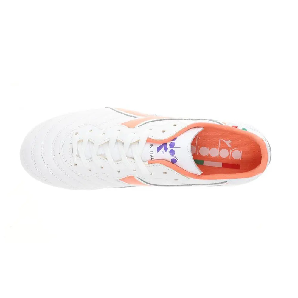 Diadora shoes - diadora Brasil Italy Og Gr Lt Plus Mdpu Soccer Cleats - 179595-C8001 - Off White 2