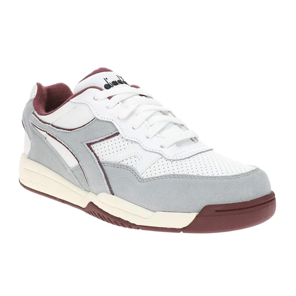 Diadora shoes - diadora Winner Suede Leather Lace Up - 179583-C3101 - Grey, White 0