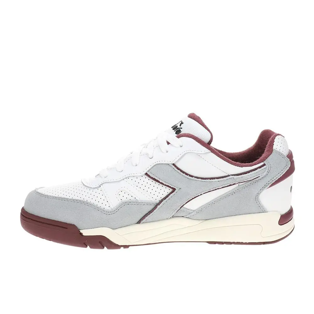 Diadora shoes - diadora Winner Suede Leather Lace Up - 179583-C3101 - Grey, White 1