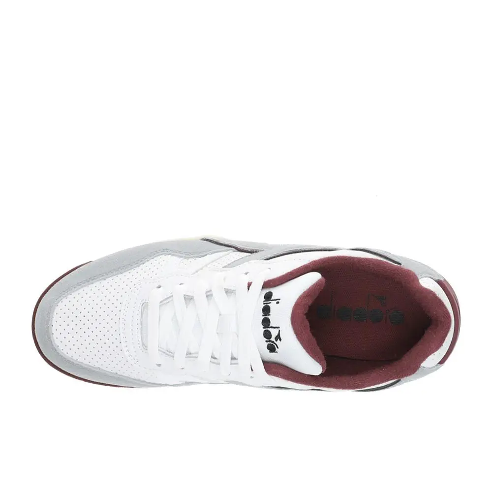 Diadora shoes - diadora Winner Suede Leather Lace Up - 179583-C3101 - Grey, White 2