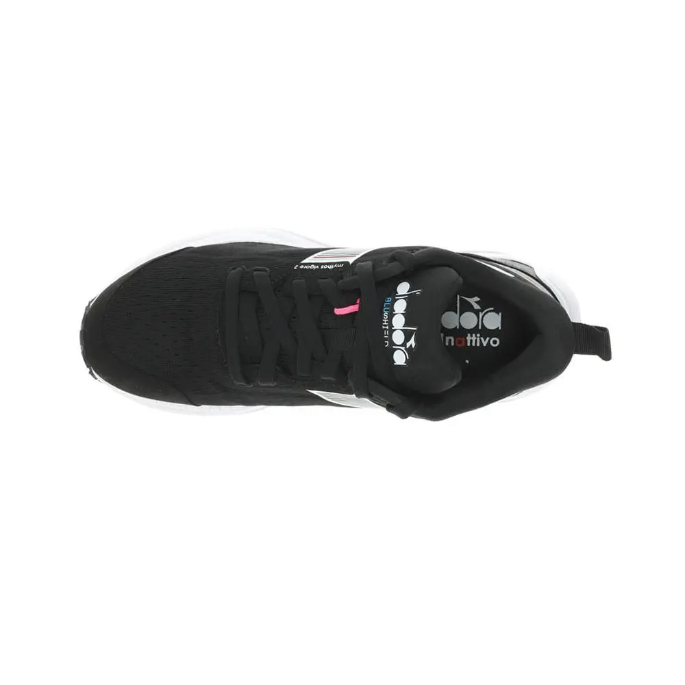 Diadora shoes - diadora Mythos Blushield Vigore 2 Running - 179072-C5202 - Black, White 2