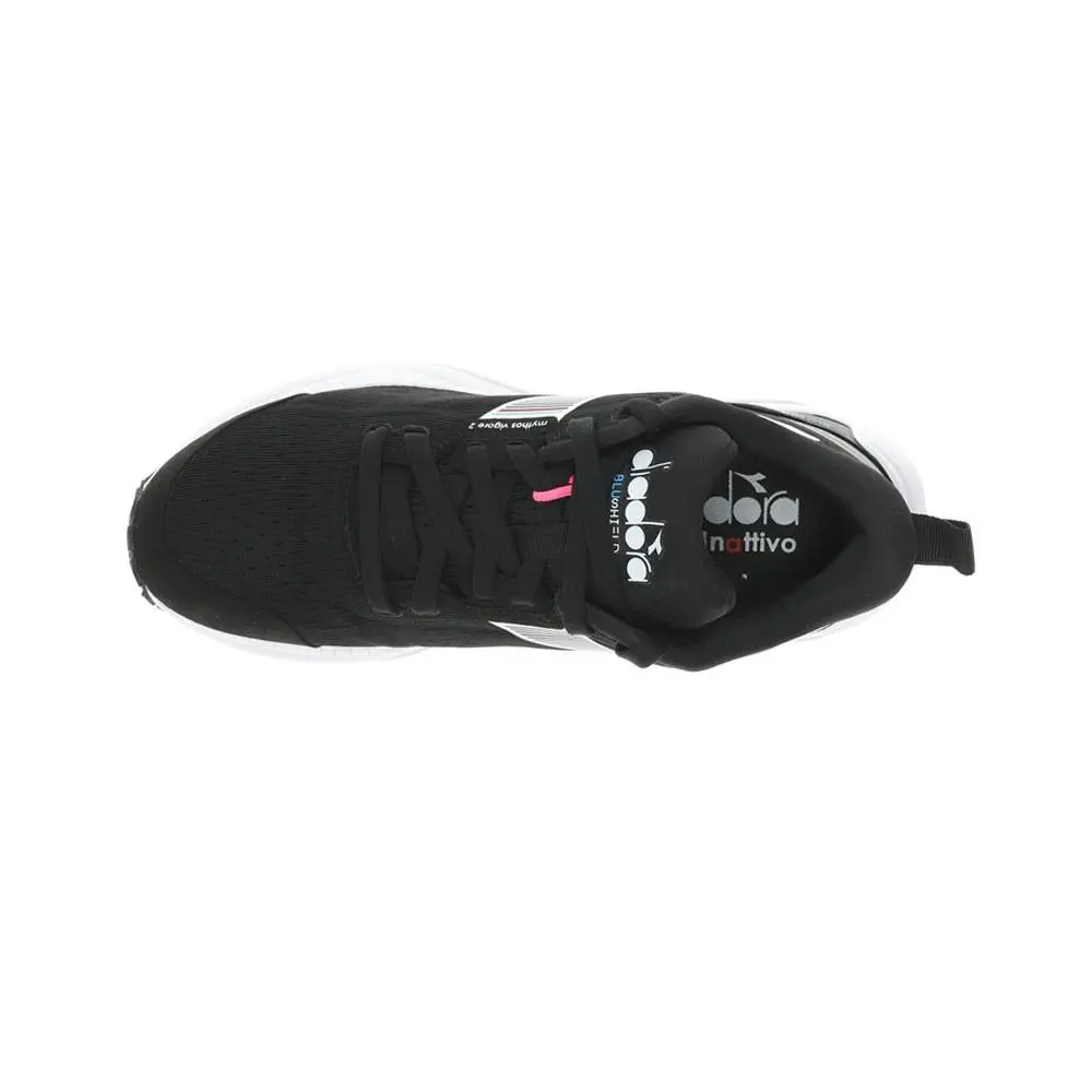 Diadora shoes - diadora Mythos Blushield Vigore 2 Running - 179072-C5202 - Black, White 7