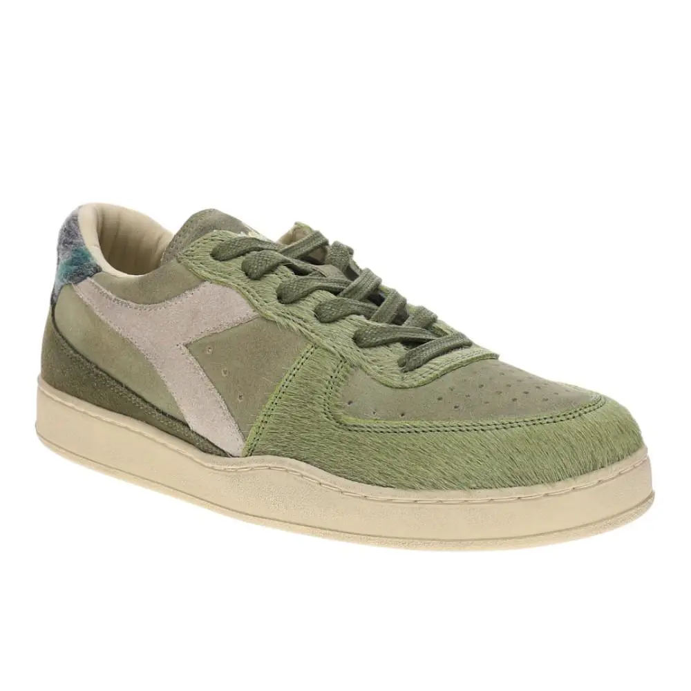 Diadora shoes - diadora Mi Basket Low Alaska Lace Up - 181300-70403 - Green 0