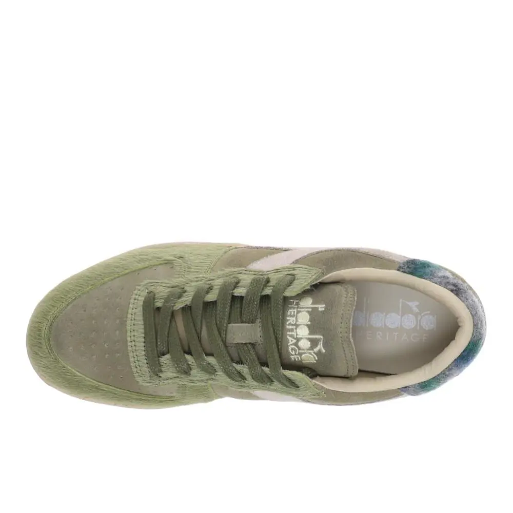 Diadora shoes - diadora Mi Basket Low Alaska Lace Up - 181300-70403 - Green 2