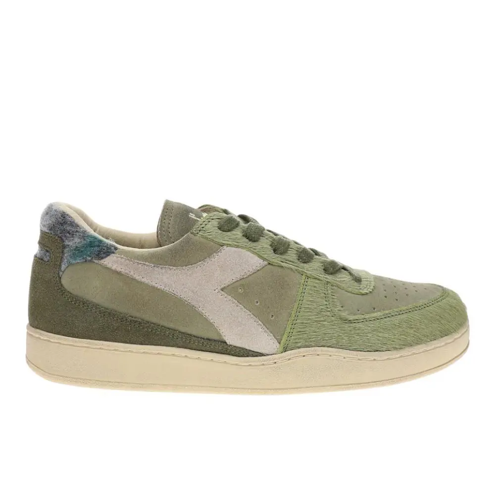 Diadora shoes - diadora Mi Basket Low Alaska Lace Up - 181300-70403 - Green 6