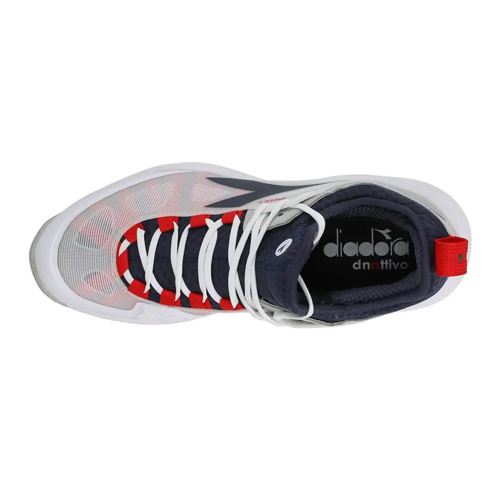 Diadora shoes - diadora Speed Blushield Fly 4 Plus Clay Tennis - 179509-D0274 - Grey 2