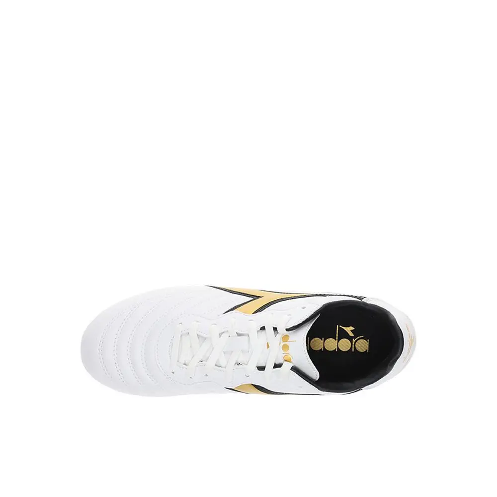 Diadora shoes - diadora Brasil R Lpu Soccer Cleats Youth - 180715-C1070 - White 2