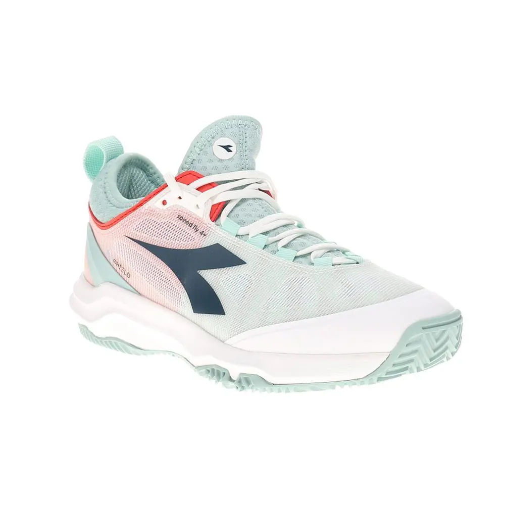Diadora shoes - diadora Speed Blushield Fly 4 Plus Clay Tennis - 179508-D0846 - Blue, White 0