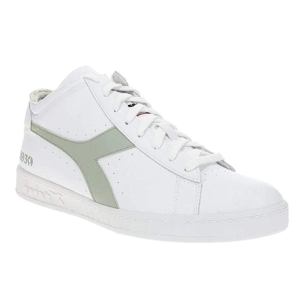 Diadora shoes - diadora Game Row Cut 2030 Lace Up - 179276-D0297 - White (UPC: 193867989622) 0