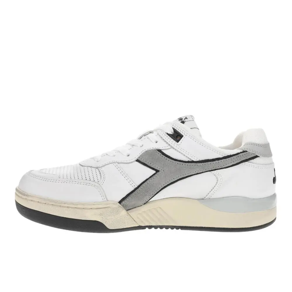 Diadora shoes - diadora B.560 Used Lace Up - 180117-C0341 - Grey, White (UPC: 193867965183) 1