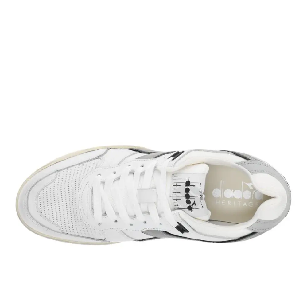 Diadora shoes - diadora B.560 Used Lace Up - 180117-C0341 - Grey, White (UPC: 193867965183) 2