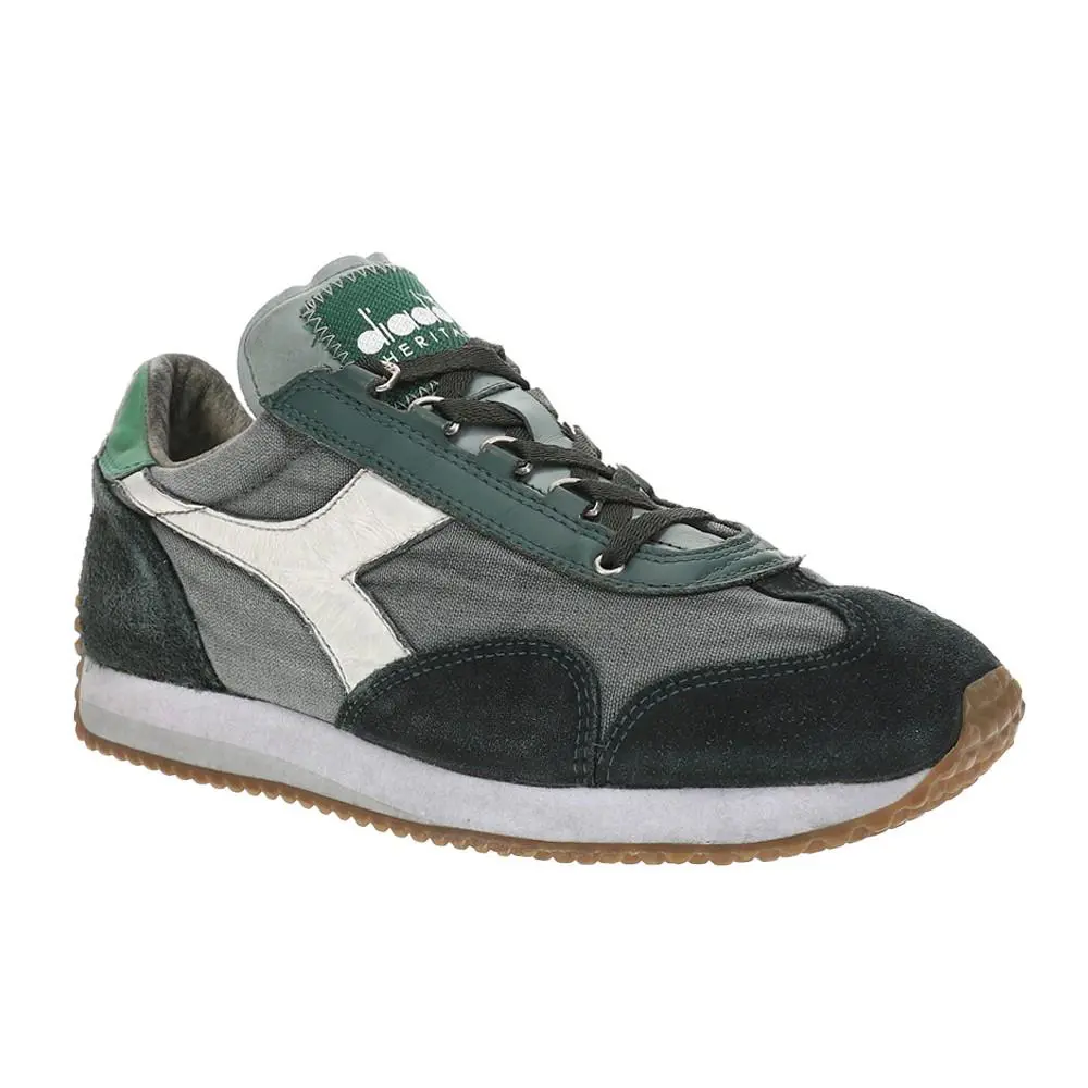 Diadora shoes - diadora Equipe H Dirty Stone Wash Evo Lace Up - 174736-75108 - Grey (UPC: 197020118775) 0