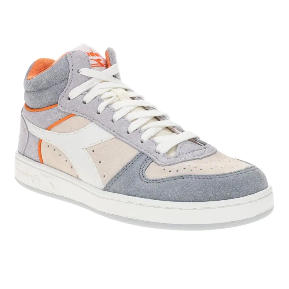 Diadora shoes - diadora Magic Basket Demi Suede Lace Up - 179012-D0670 - Blue (UPC: 197020138506) 0