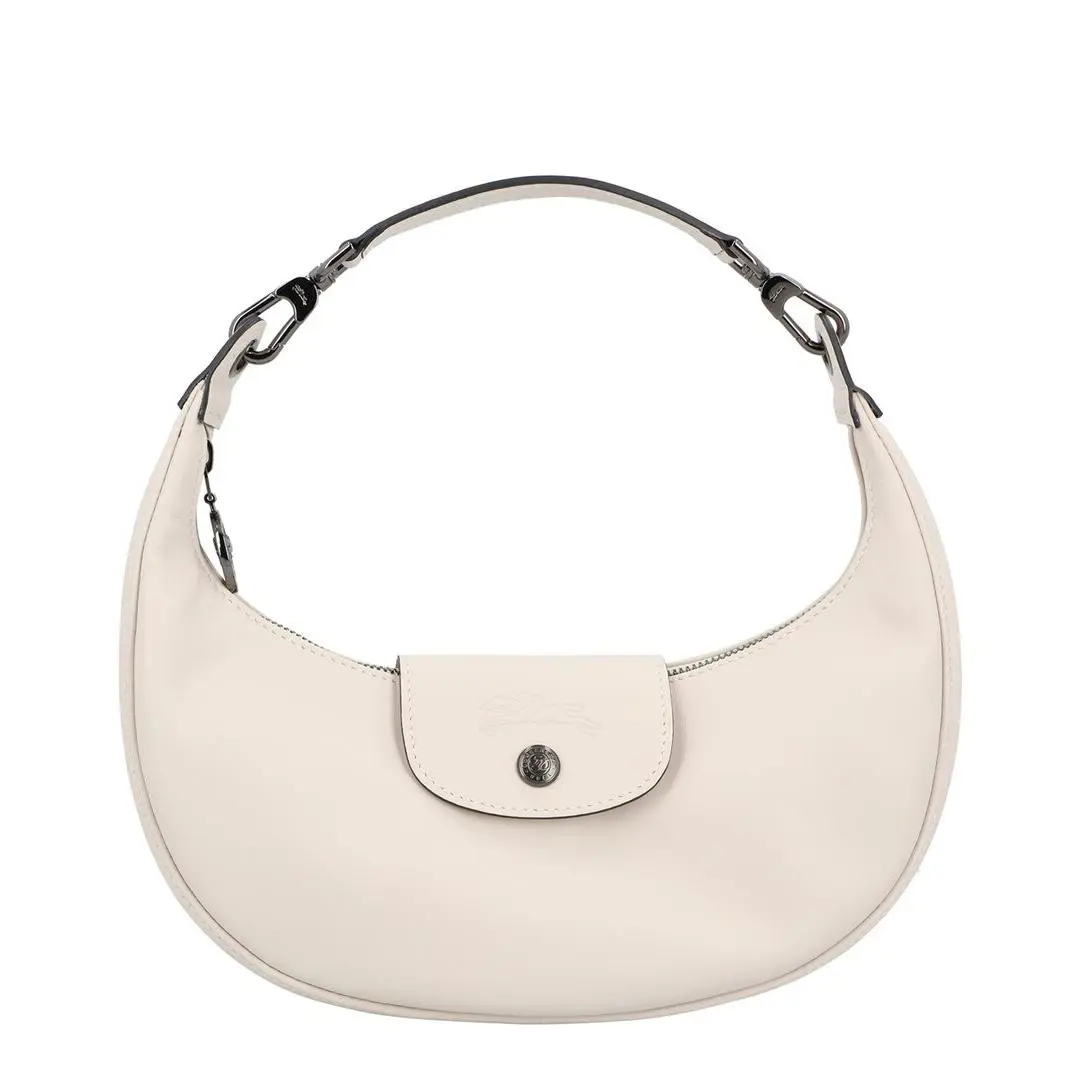 Longchamp Le Pliage Xtra Small Leather Shoulder Bag Women`s White - Exterior: White