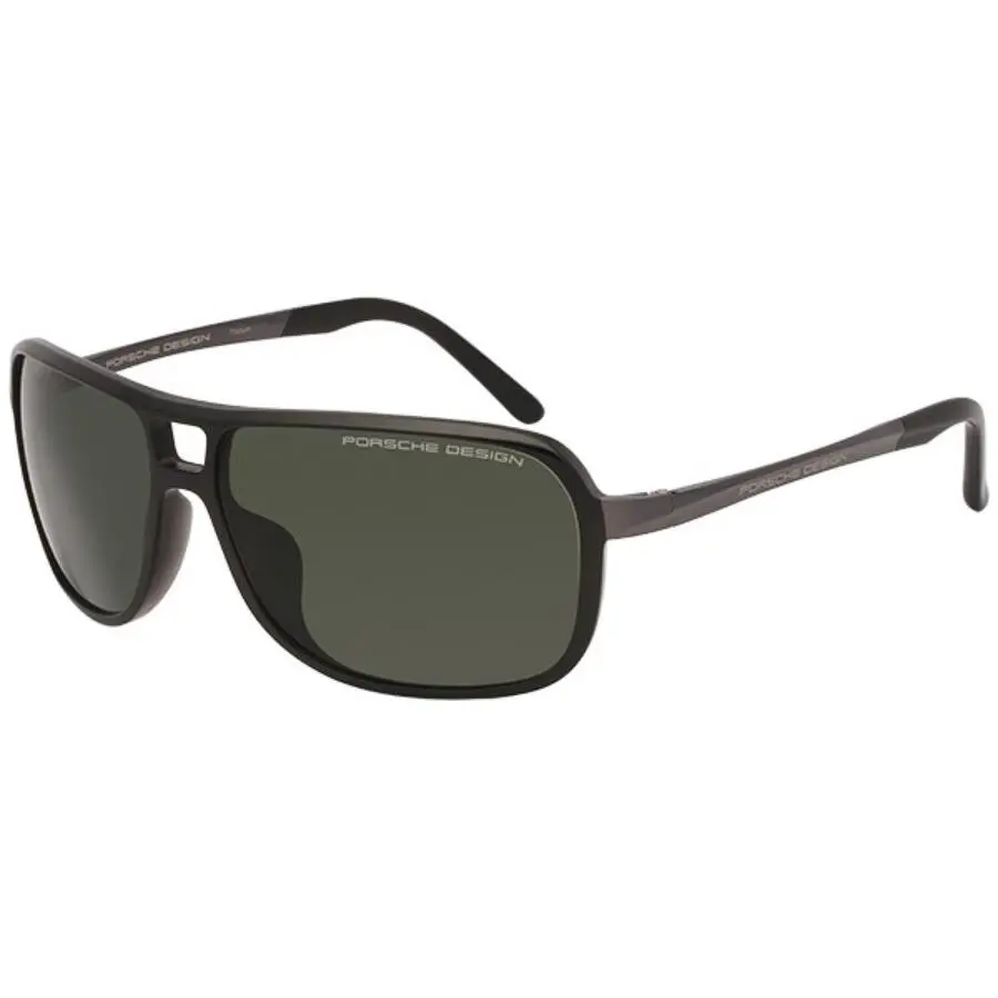 Porsche Design Sunglasses P8556A V401 Black Green Porsche Design Glasses