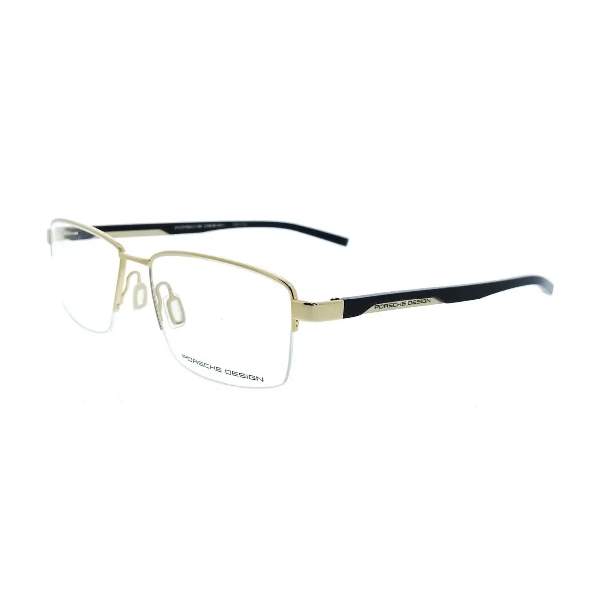 Porsche Design P8745 58C000 Blue Gold Rectangle Mens Eyeglasses