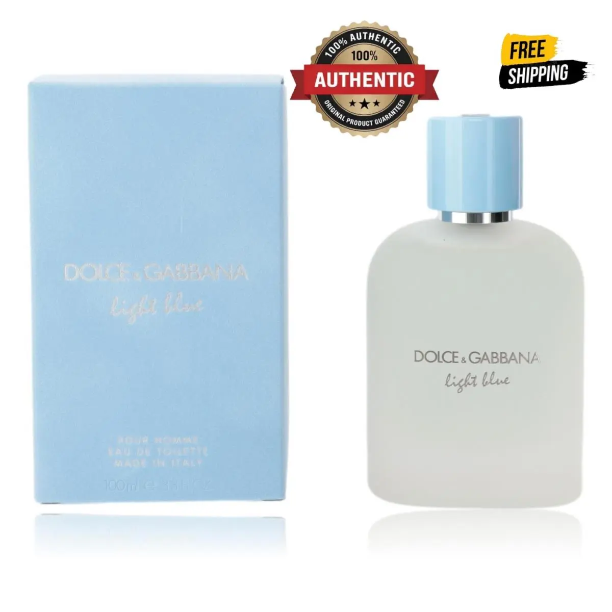 Light Blue by Dolce Gabbana 3.3 oz Edt Spray For Men
