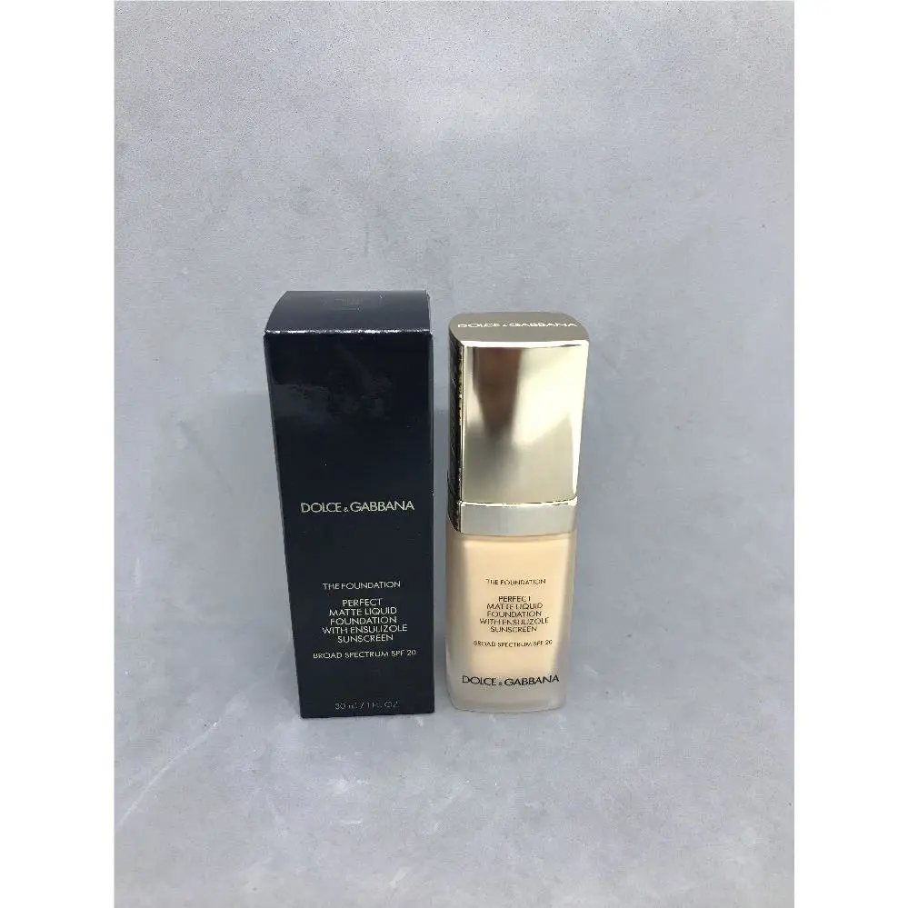 Dolce Gabbana The Foundation Perfect Matte Liquid Foundation Natural Glow 100