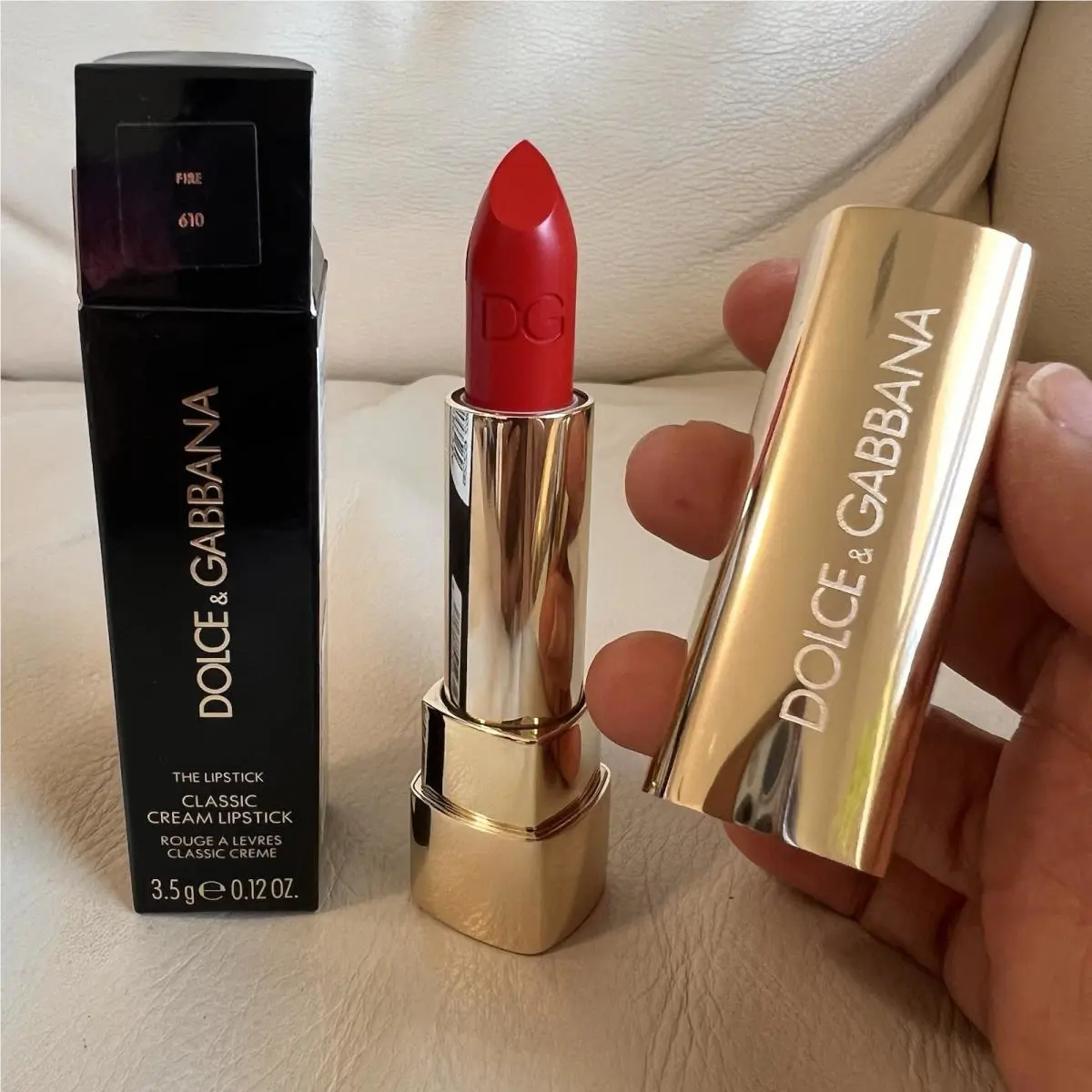 Dolce Dolce & Gabbana The Lipstick Classic Cream Lipstick Fire 610 Gabbana The Lipstick Classic Cream Lipstick Fire 610