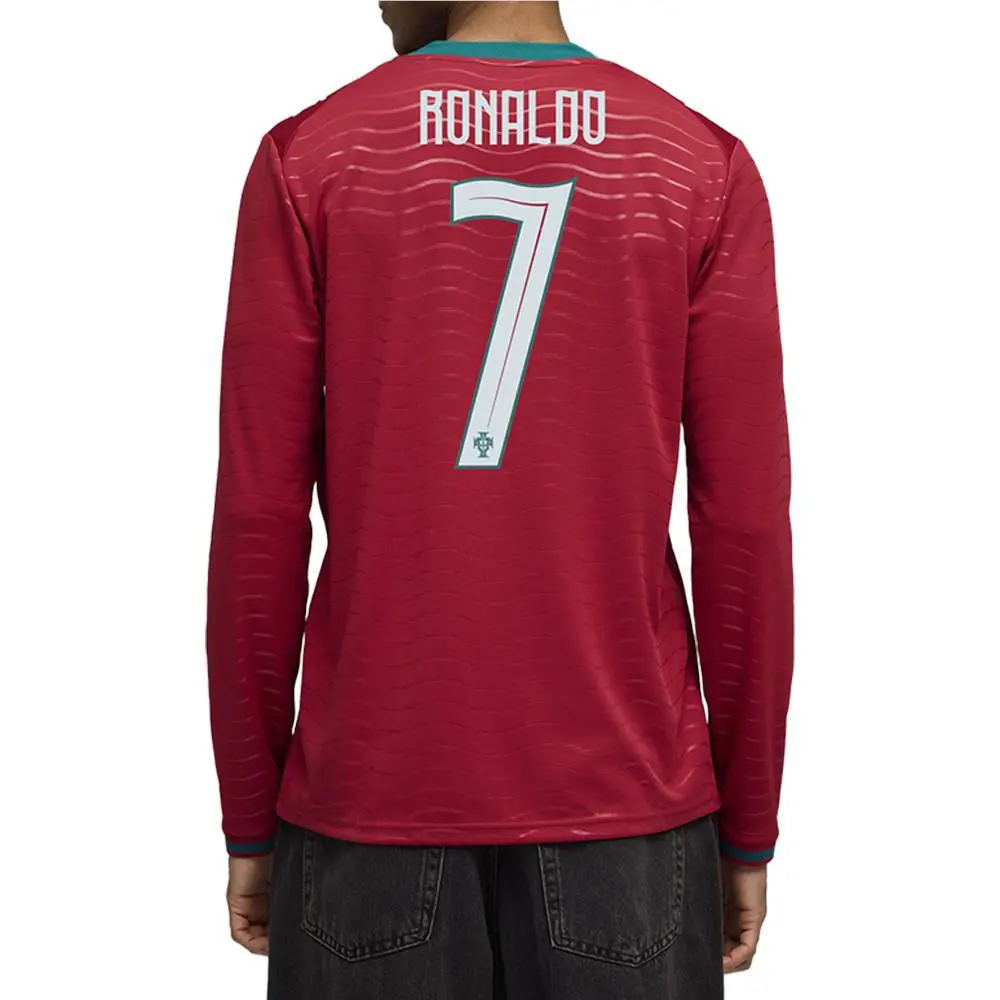 Puma clothing - PUMA Portugal Crew Neck Long Sleeve Home Player Jersey Replica - 78814277 - Red 9