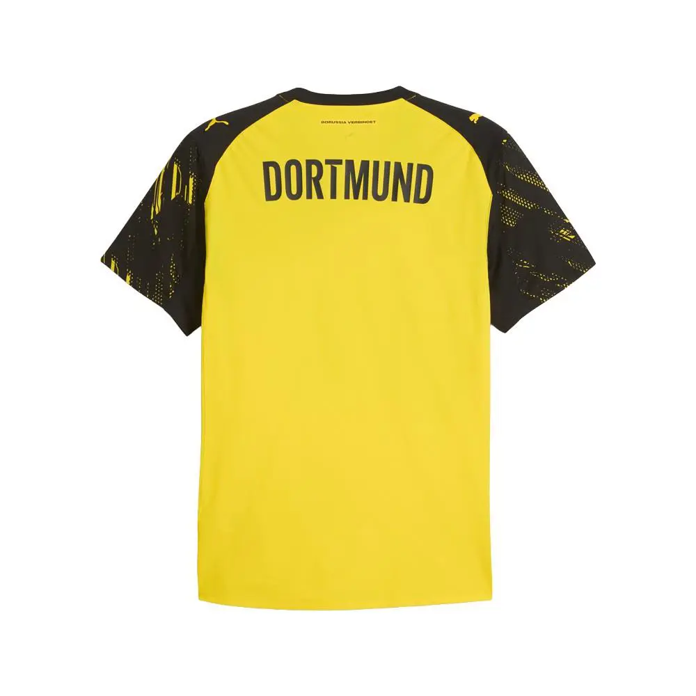 Puma clothing - PUMA Borussia Dortmund Authentic Home Crew Neck Short Sleeve Socc - 78008701 - Yellow 7
