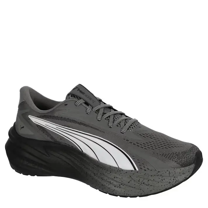 Puma Mens Maxima Pro Softfoam Walk and Training Sneaker - Gray