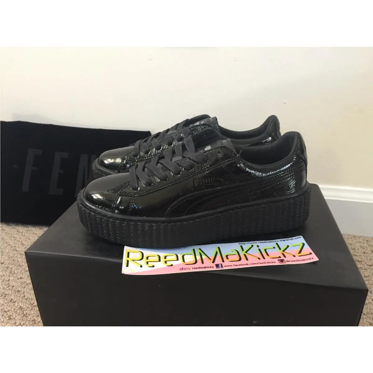 Puma shoes - Puma Creeper - Creeper - 364465 01 - Black, Manufacturer: Black 8