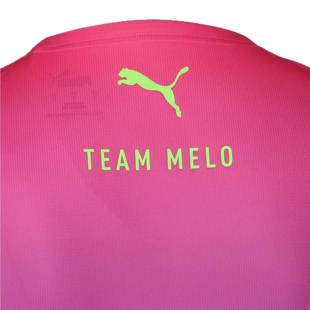 Puma clothing - PUMA Team Melo Game Inverse Toxic Crew Neck Replica Jersey - 68449801 - Green, Purple 2