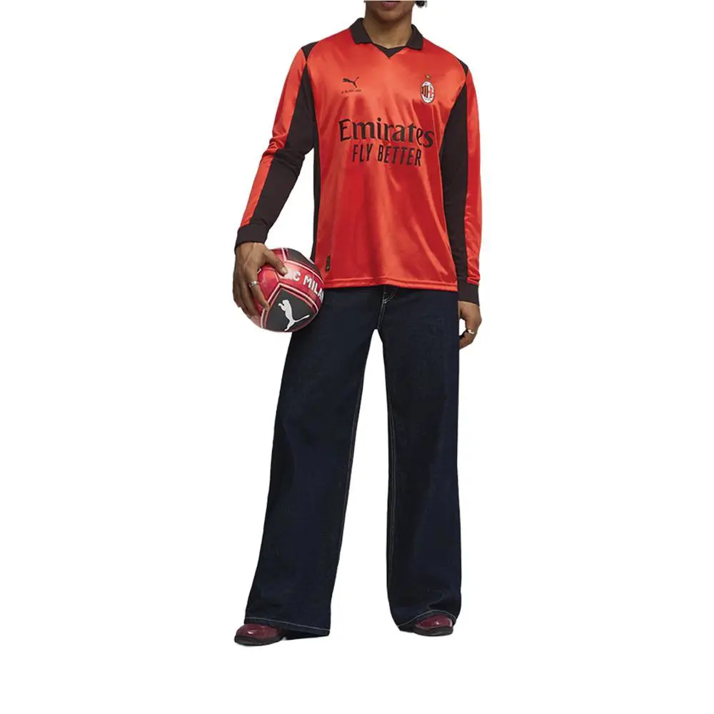 Puma clothing - PUMA Ac Milan X Slam Jam Long Sleeve Jersey - 78763702 - Red 5