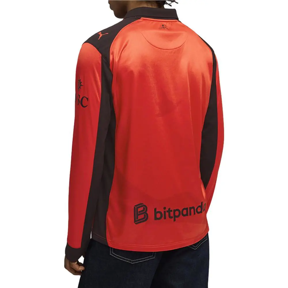 Puma clothing - PUMA Ac Milan X Slam Jam Long Sleeve Jersey - 78763702 - Red 2