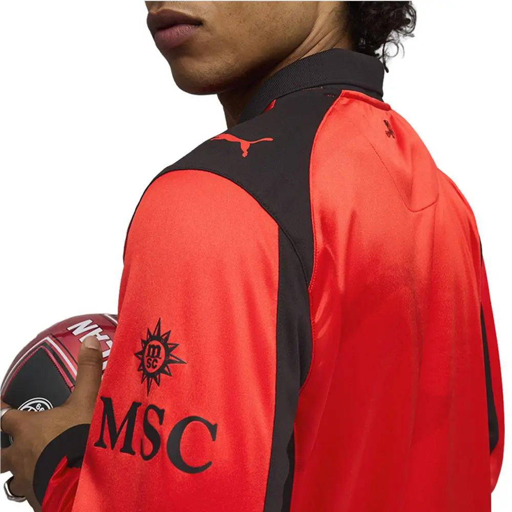 Puma clothing - PUMA Ac Milan X Slam Jam Long Sleeve Jersey - 78763702 - Red 4
