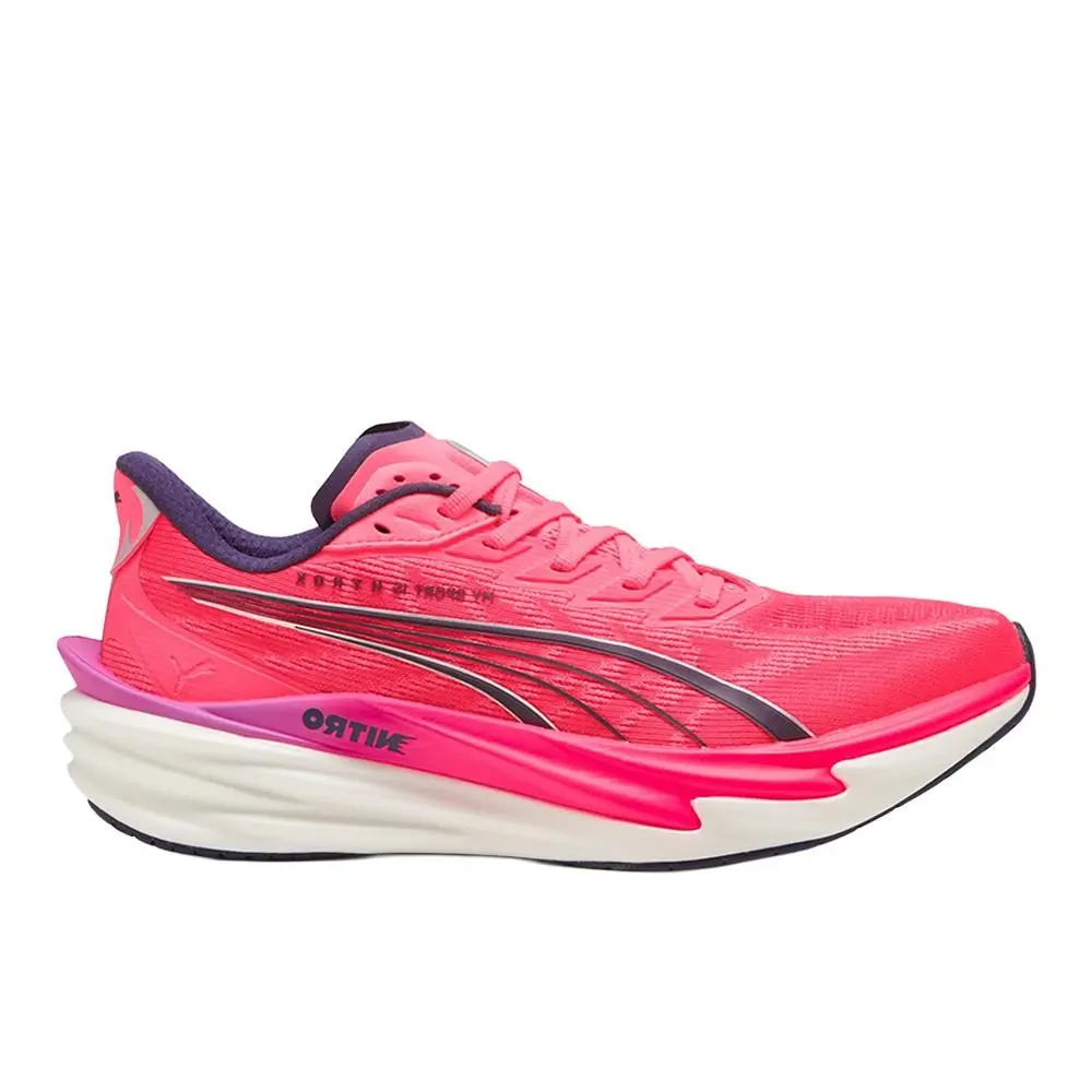 Puma X Hyrox Velocity Nitro Running Mens White Sneakers Athletic Shoes 3129060