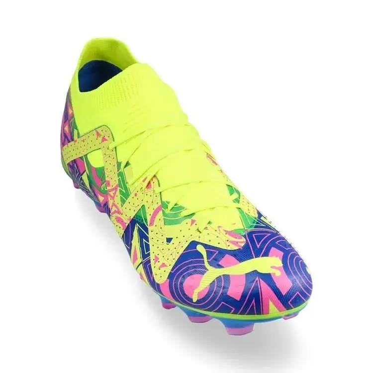 Puma shoes - Future - Future - 107547-01 - Ultra Blue/Yellow Alert/Luminous Pink, Exterior: Multicolor 3