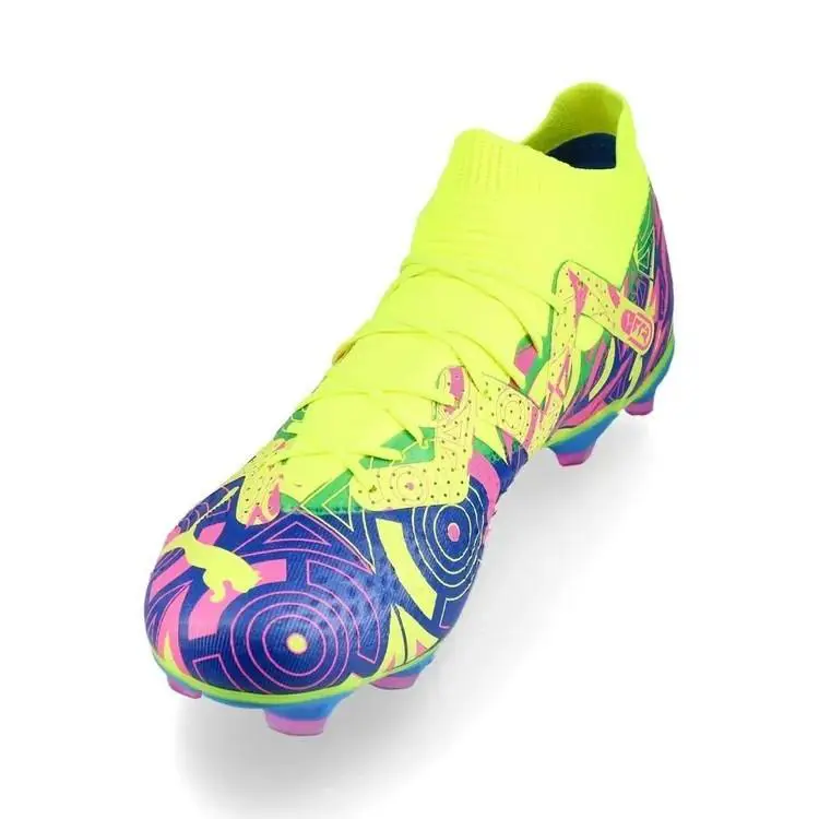 Puma shoes - Future - Future - 107547-01 - Ultra Blue/Yellow Alert/Luminous Pink, Exterior: Multicolor 4