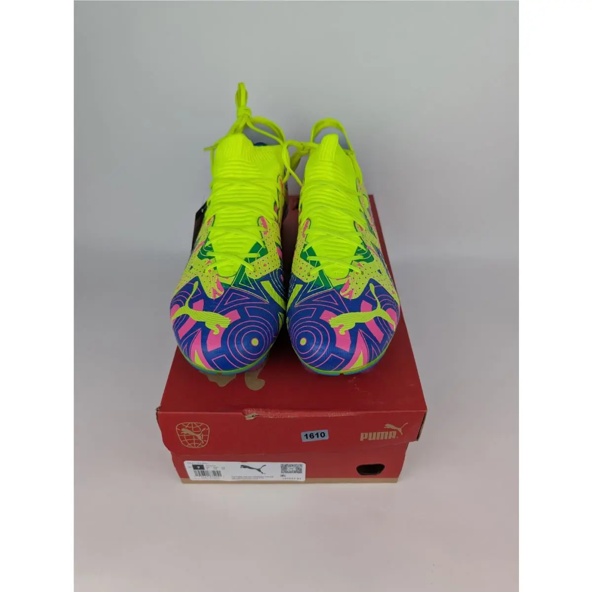 Puma shoes - Future - Future - 107547-01 - Ultra Blue/Yellow Alert/Luminous Pink, Exterior: Multicolor 8