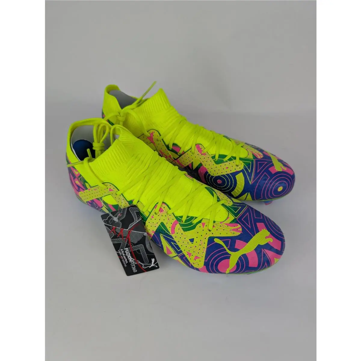 Puma shoes - Future - Future - 107547-01 - Ultra Blue/Yellow Alert/Luminous Pink, Exterior: Multicolor 10