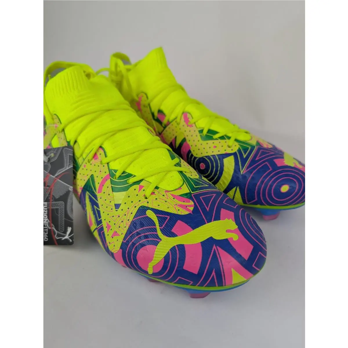 Puma shoes - Future - Future - 107547-01 - Ultra Blue/Yellow Alert/Luminous Pink, Exterior: Multicolor 11