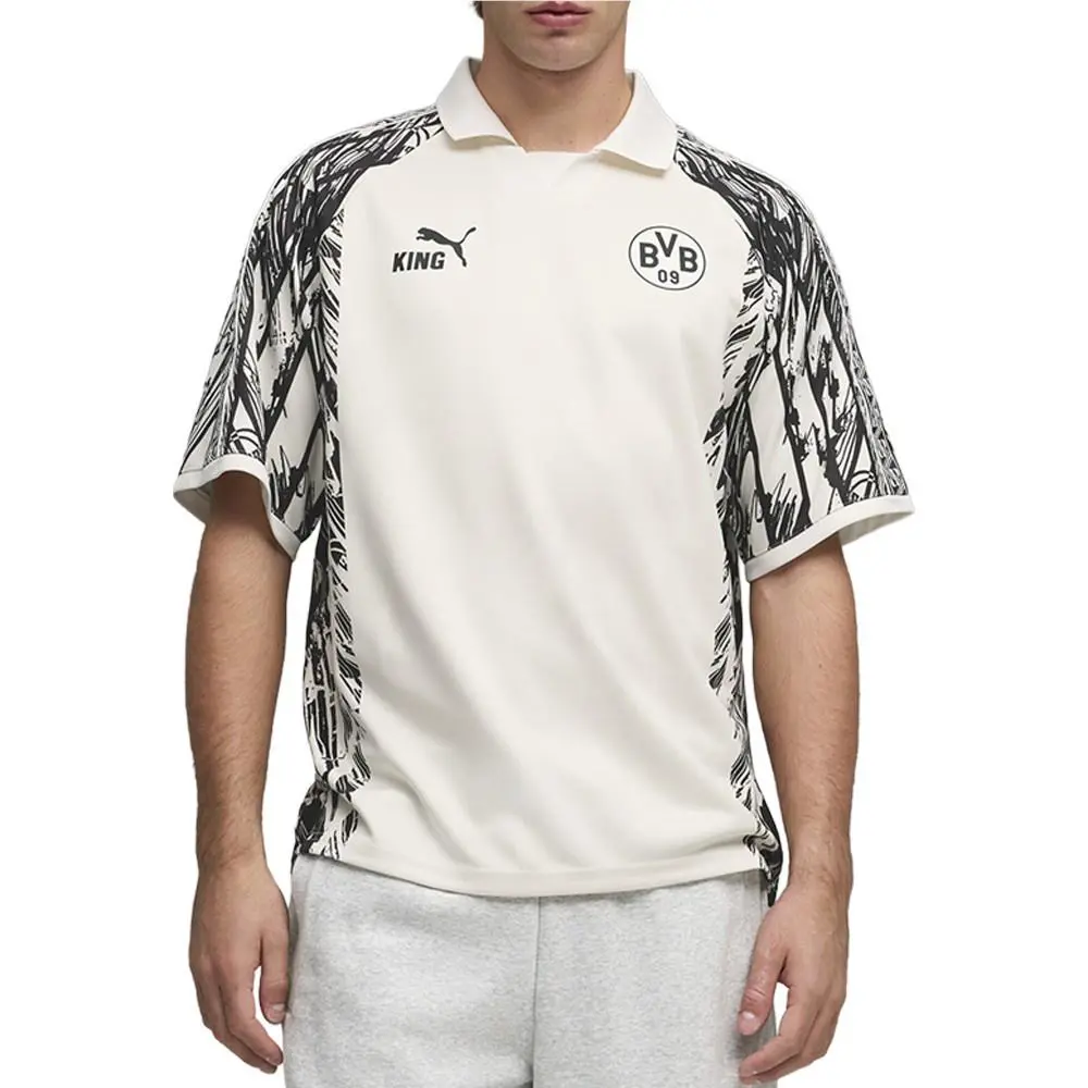 Puma clothing - PUMA Bvb King Crew Neck Short Sleeve Jersey - 78582125 - White (UPC: 199259322800) 1
